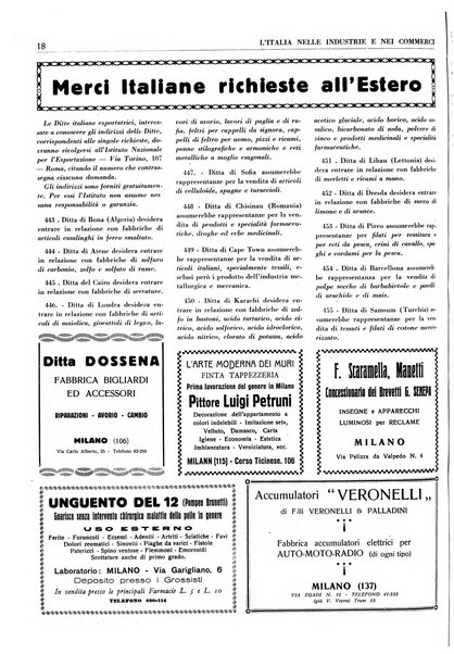 L'Italia nelle industrie e nei commerci rassegna mensile del Movimento economico in Italia