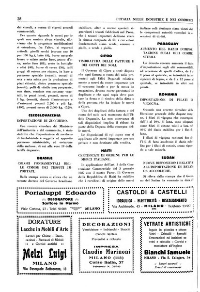 L'Italia nelle industrie e nei commerci rassegna mensile del Movimento economico in Italia