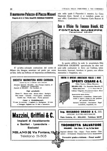 L'Italia nelle industrie e nei commerci rassegna mensile del Movimento economico in Italia