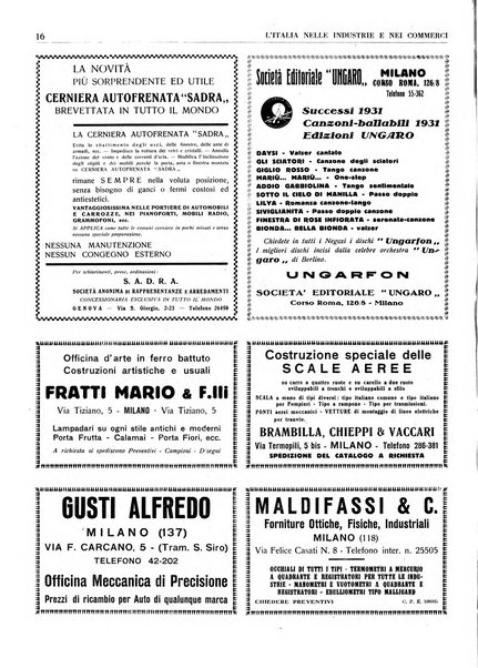 L'Italia nelle industrie e nei commerci rassegna mensile del Movimento economico in Italia