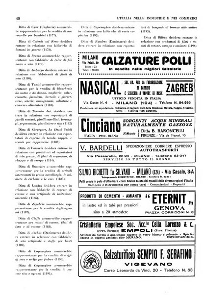 L'Italia nelle industrie e nei commerci rassegna mensile del Movimento economico in Italia