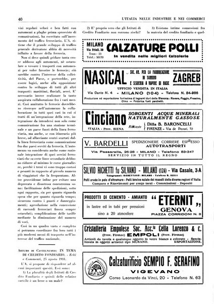 L'Italia nelle industrie e nei commerci rassegna mensile del Movimento economico in Italia