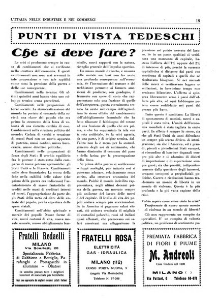 L'Italia nelle industrie e nei commerci rassegna mensile del Movimento economico in Italia