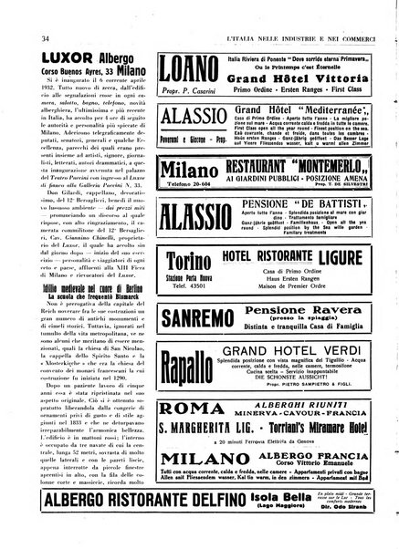 L'Italia nelle industrie e nei commerci rassegna mensile del Movimento economico in Italia