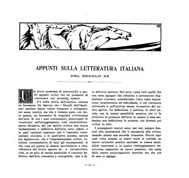 La siepe rivista mensile d'arte, letteratura, cinematografia