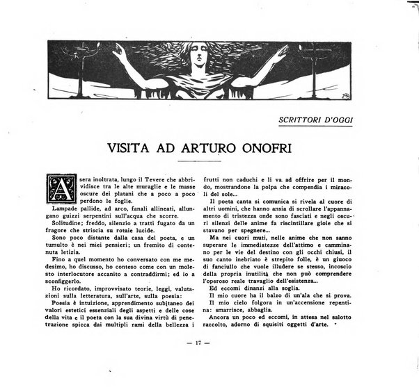 La siepe rivista mensile d'arte, letteratura, cinematografia