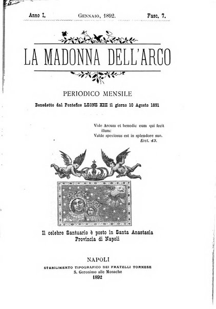 La Madonna dell'Arco periodico mensile