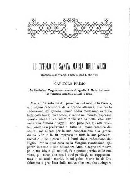 La Madonna dell'Arco periodico mensile