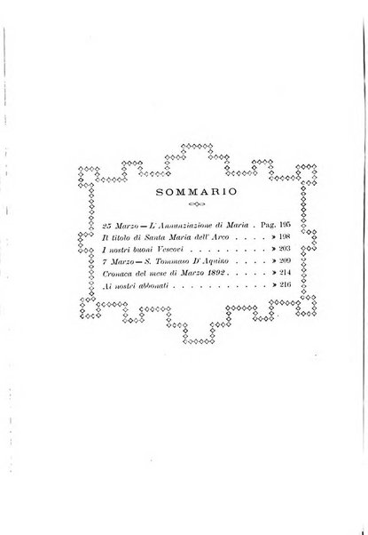 La Madonna dell'Arco periodico mensile