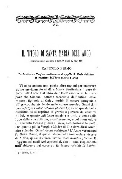 La Madonna dell'Arco periodico mensile