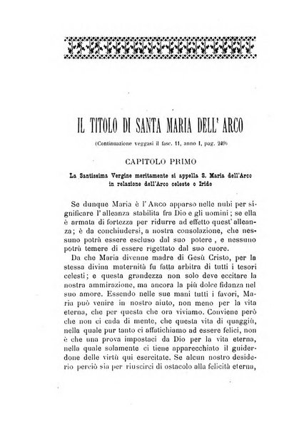 La Madonna dell'Arco periodico mensile