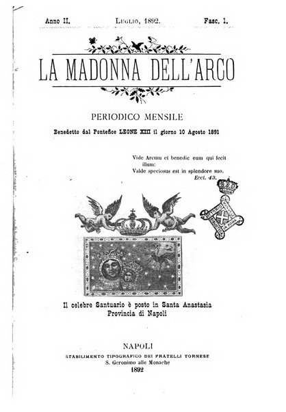 La Madonna dell'Arco periodico mensile