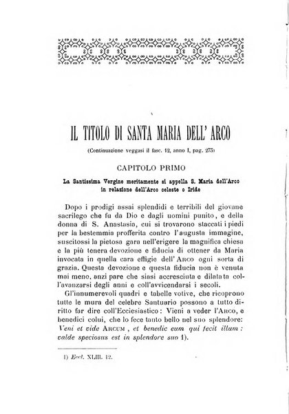 La Madonna dell'Arco periodico mensile