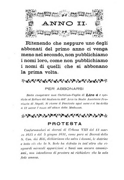 La Madonna dell'Arco periodico mensile