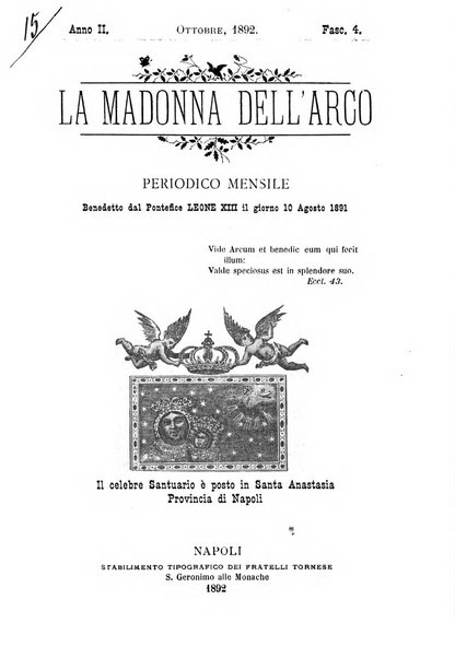 La Madonna dell'Arco periodico mensile