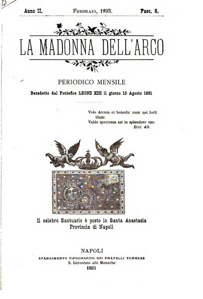 La Madonna dell'Arco periodico mensile