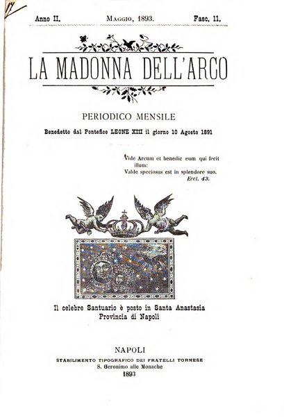 La Madonna dell'Arco periodico mensile