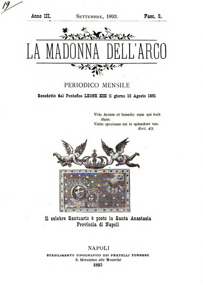 La Madonna dell'Arco periodico mensile