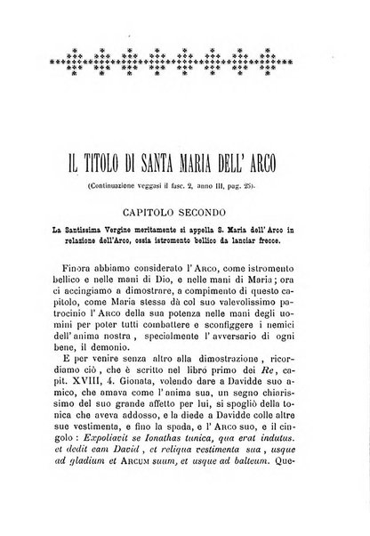 La Madonna dell'Arco periodico mensile