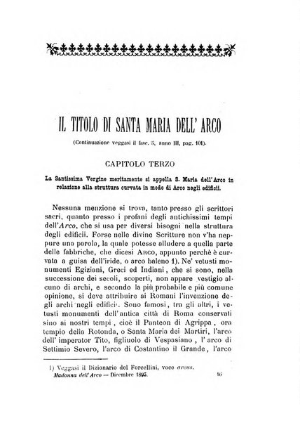 La Madonna dell'Arco periodico mensile