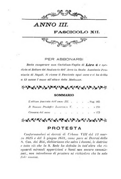 La Madonna dell'Arco periodico mensile