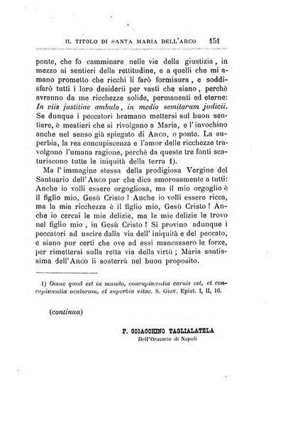 La Madonna dell'Arco periodico mensile