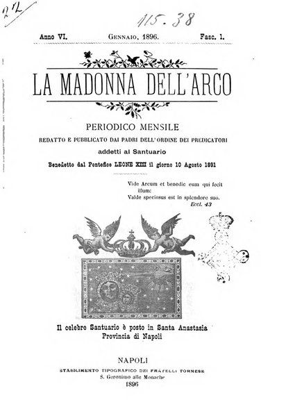 La Madonna dell'Arco periodico mensile