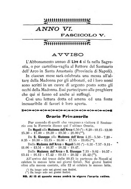 La Madonna dell'Arco periodico mensile