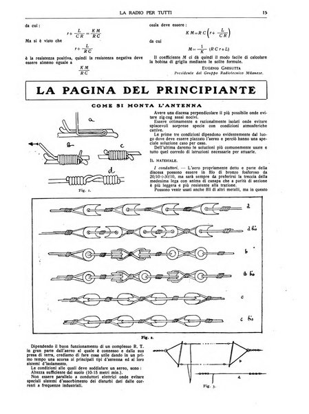 La radio per tutti rivista quindicinale di volgarizzazione radiotecnica, redatta e illustrata per esser compresa da tutti