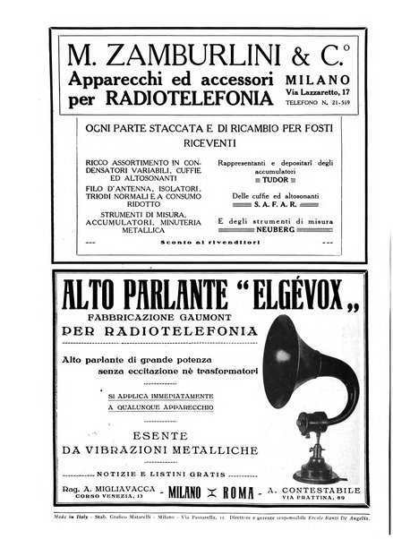 La radio per tutti rivista quindicinale di volgarizzazione radiotecnica, redatta e illustrata per esser compresa da tutti