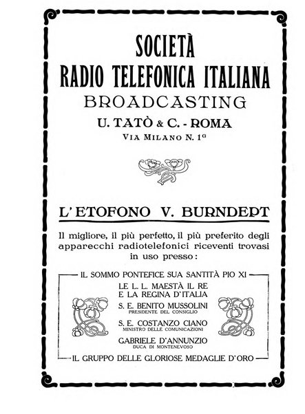 La radio per tutti rivista quindicinale di volgarizzazione radiotecnica, redatta e illustrata per esser compresa da tutti