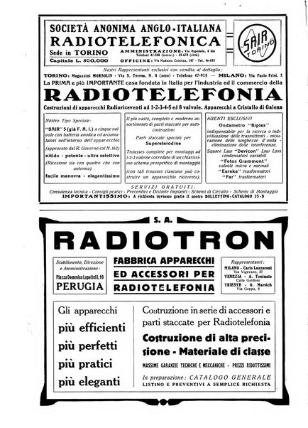 La radio per tutti rivista quindicinale di volgarizzazione radiotecnica, redatta e illustrata per esser compresa da tutti