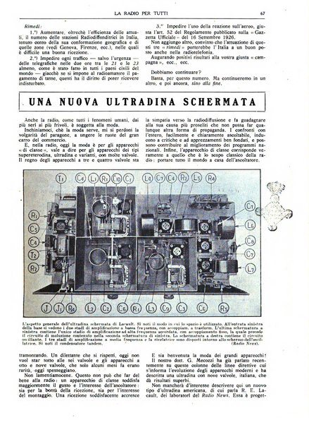 La radio per tutti rivista quindicinale di volgarizzazione radiotecnica, redatta e illustrata per esser compresa da tutti