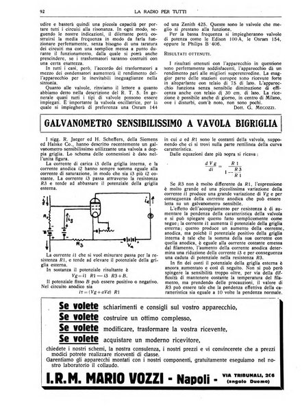 La radio per tutti rivista quindicinale di volgarizzazione radiotecnica, redatta e illustrata per esser compresa da tutti