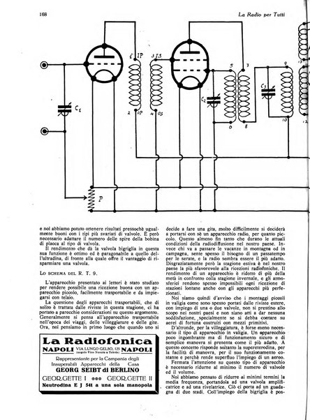 La radio per tutti rivista quindicinale di volgarizzazione radiotecnica, redatta e illustrata per esser compresa da tutti