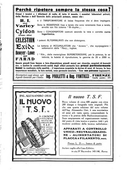 La radio per tutti rivista quindicinale di volgarizzazione radiotecnica, redatta e illustrata per esser compresa da tutti