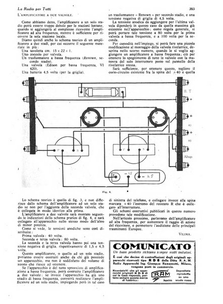 La radio per tutti rivista quindicinale di volgarizzazione radiotecnica, redatta e illustrata per esser compresa da tutti