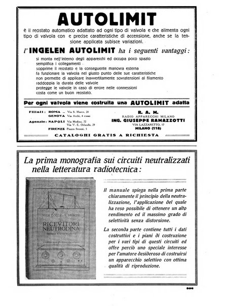 La radio per tutti rivista quindicinale di volgarizzazione radiotecnica, redatta e illustrata per esser compresa da tutti