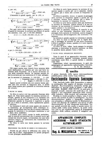 La radio per tutti rivista quindicinale di volgarizzazione radiotecnica, redatta e illustrata per esser compresa da tutti