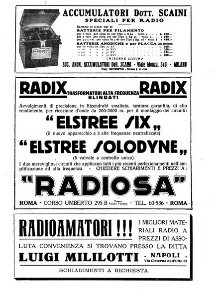 La radio per tutti rivista quindicinale di volgarizzazione radiotecnica, redatta e illustrata per esser compresa da tutti