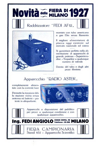 La radio per tutti rivista quindicinale di volgarizzazione radiotecnica, redatta e illustrata per esser compresa da tutti