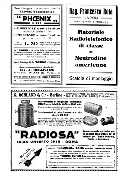 La radio per tutti rivista quindicinale di volgarizzazione radiotecnica, redatta e illustrata per esser compresa da tutti