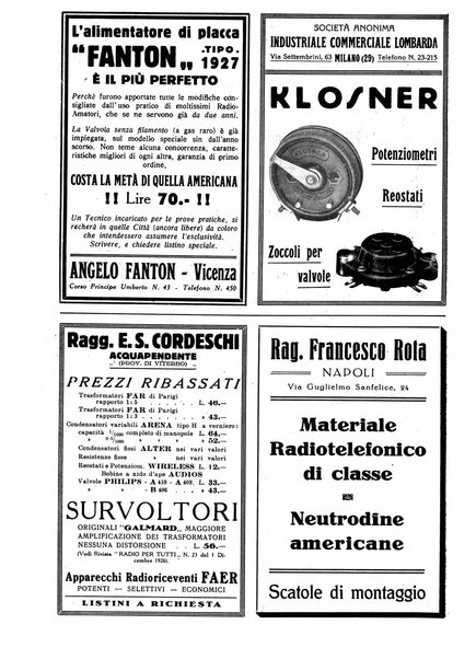 La radio per tutti rivista quindicinale di volgarizzazione radiotecnica, redatta e illustrata per esser compresa da tutti