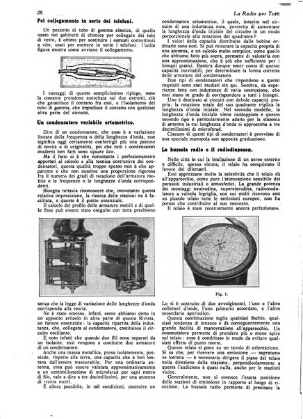 La radio per tutti rivista quindicinale di volgarizzazione radiotecnica, redatta e illustrata per esser compresa da tutti