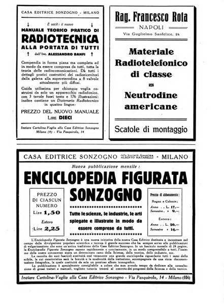 La radio per tutti rivista quindicinale di volgarizzazione radiotecnica, redatta e illustrata per esser compresa da tutti