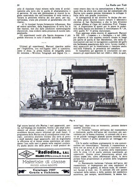 La radio per tutti rivista quindicinale di volgarizzazione radiotecnica, redatta e illustrata per esser compresa da tutti