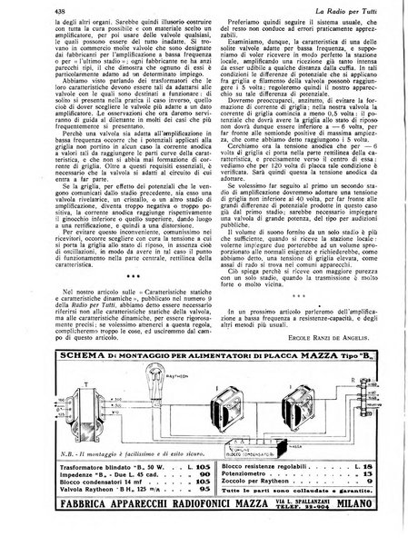 La radio per tutti rivista quindicinale di volgarizzazione radiotecnica, redatta e illustrata per esser compresa da tutti