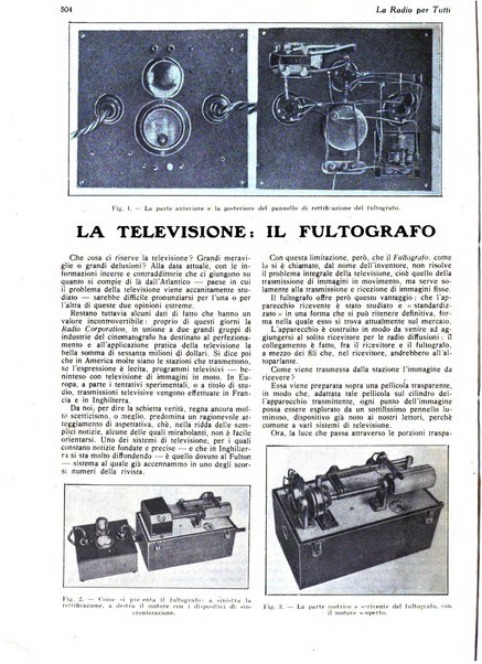 La radio per tutti rivista quindicinale di volgarizzazione radiotecnica, redatta e illustrata per esser compresa da tutti