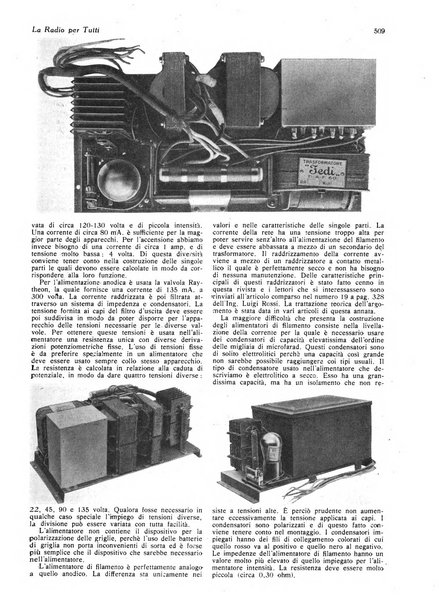 La radio per tutti rivista quindicinale di volgarizzazione radiotecnica, redatta e illustrata per esser compresa da tutti