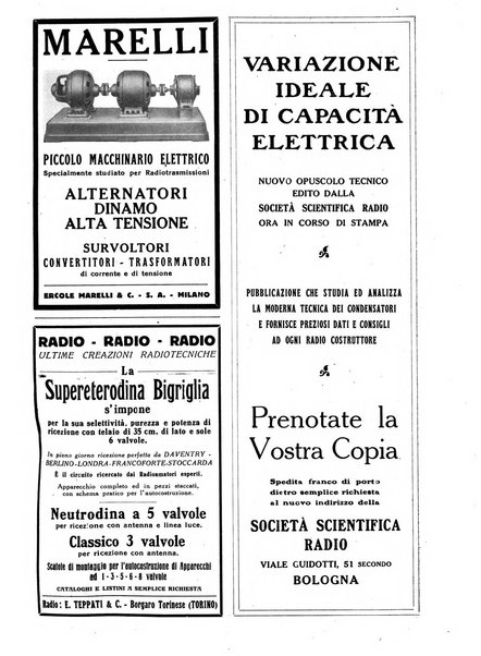 La radio per tutti rivista quindicinale di volgarizzazione radiotecnica, redatta e illustrata per esser compresa da tutti